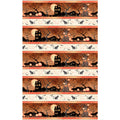 Haunted Night - Border Stripe Multi Yardage