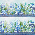 Haven - Border Blue Yardage