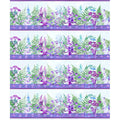 Haven - Border Purple Yardage