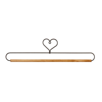 Heart Dowel Quilt Hanger - 12"