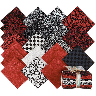 Heart to Heart Batiks Fat Quarter Bundle