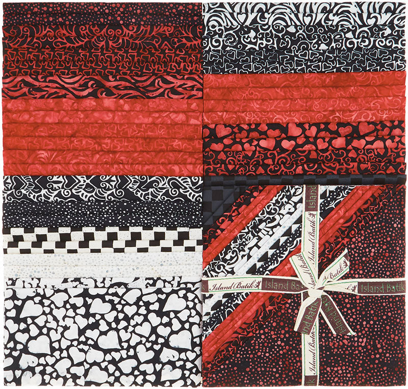 Heart to Heart Batiks Stacks