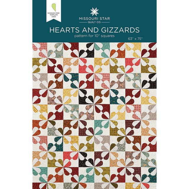 Hearts and Gizzards Quilt Pattern by Missouri Star