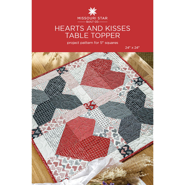 Hearts and Kisses Table Topper Pattern by Missouri Star