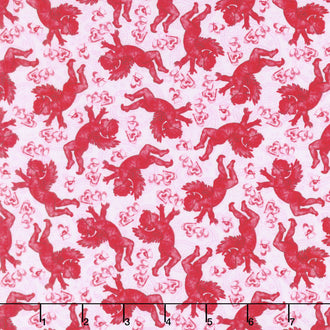 Hearts of Love - Cupids Pink Yardage