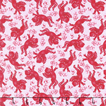 Hearts of Love - Cupids Pink Yardage