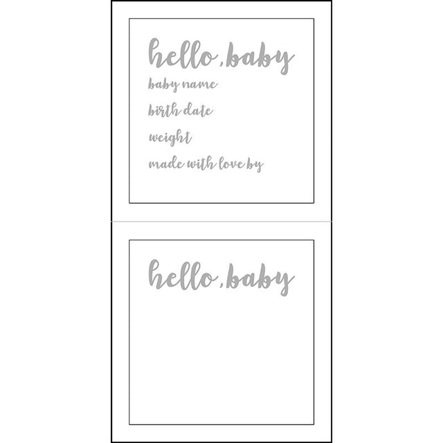 Hello, Baby Quilt Labels
