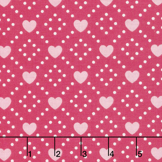 Hello Sweetheart - Diamond Pink Yardage
