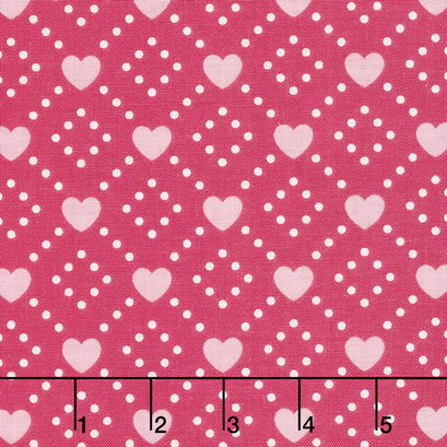 Hello Sweetheart - Diamond Pink Yardage