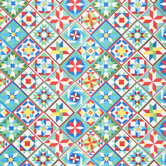 Hen House - Quilt Blocks Multi Yardage