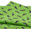 Here We Glow - Tossed Bats Green Glow in the Dark 1 Yard Cut Primary Image
