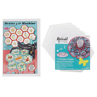 Hexies a la Machine Pattern and Hexagon Shapes