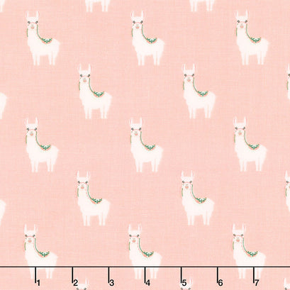 Hibiscus - Alpacas Blush Yardage