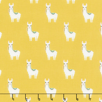 Hibiscus - Alpacas Citron Yardage