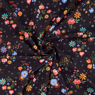 Hidden Canyon Knits - Night Floral Yardage