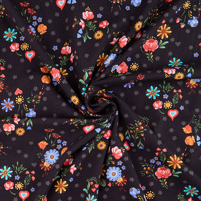 Hidden Canyon Knits - Night Floral Yardage