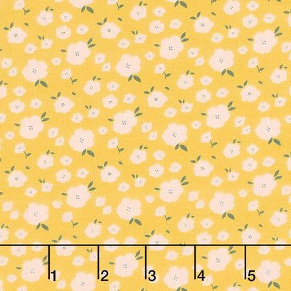 Hidden Cottage - Blooms Butterscotch Yardage