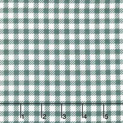 Hidden Cottage - Gingham Forest Yardage