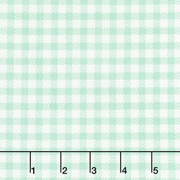 Hidden Cottage - Gingham Seafoam Yardage Primary Image
