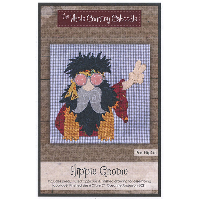 Hippie Gnome Precut Fused Appliqué Pack
