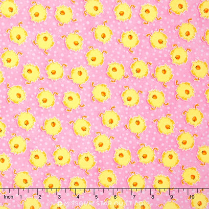 Hippity Hop - Chicks Pink Yardage