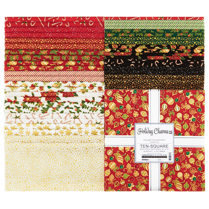 Holiday Charms Metallic Ten Squares