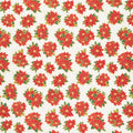 Holiday Charms - Poinsettia Holiday Metallic Yardage