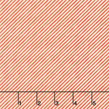 Holiday Charms - Stripe Crimson Metallic Yardage