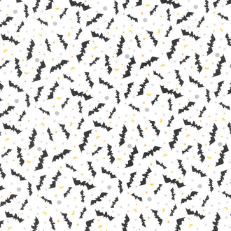 Holiday Essentials - Halloween Bats Ghost Yardage
