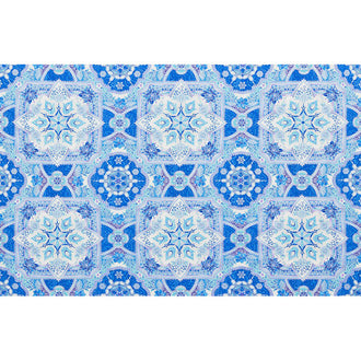 Holiday Flourish 11 - Peacock Medallion Peacock Metallic Repeating Yardage