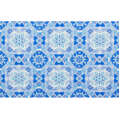 Holiday Flourish 11 - Peacock Medallion Peacock Metallic Repeating Yardage