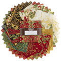 Holiday Flourish 12 Holiday Metallic Charm Pack
