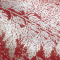 Holiday Flourish 12 - Scarlet Branches Metallic Yardage