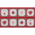 Holiday Flourish 12 Scarlet Metallic Fat Quarter Bundle