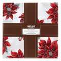 Holiday Flourish 12 Scarlet Metallic Ten Squares
