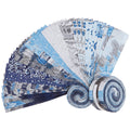 Holiday Flourish 13 Blue Metallic Roll Up Primary Image
