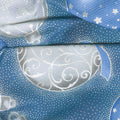 Holiday Flourish 13 - Blue Ornaments Navy Metallic Yardage Alternative View #1