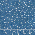 Holiday Flourish 13 - Blue Stars Navy Metallic Yardage Primary Image