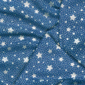 Holiday Flourish 13 - Blue Stars Navy Metallic Yardage Alternative View #1