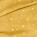 Holiday Flourish 13 - Holiday Stars Gold Metallic Yardage