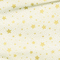 Holiday Flourish 13 - Holiday Stars Ivory Metallic Yardage Alternative View #1