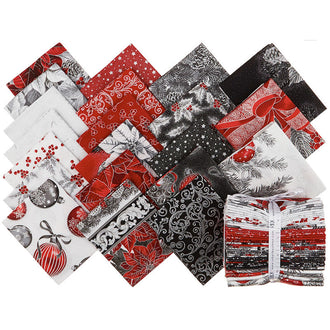 Holiday Flourish 13 Silver Metallic Fat Quarter Bundle