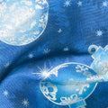Holiday Flourish Blue - Ornaments Navy Metallic Yardage