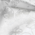 Holiday Flourish Blue - Toile Silver Metallic Yardage