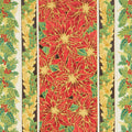 Holiday Flourish Holiday - Stripe Holiday Metallic Yardage