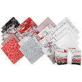 Holiday Flourish Scarlet Metallic Fat Quarter Bundle