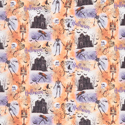 Holiday One of a Kind - Haunted House Yardage