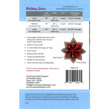 Holiday Stars Pattern