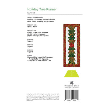 Holiday Tree Runner Pattern by Missouri Star