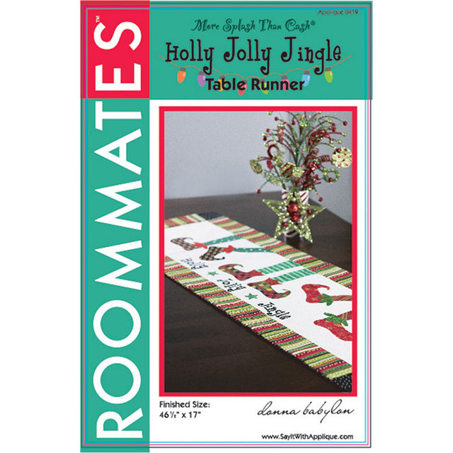 Holly Jolly Jingle Table Runner Pattern
